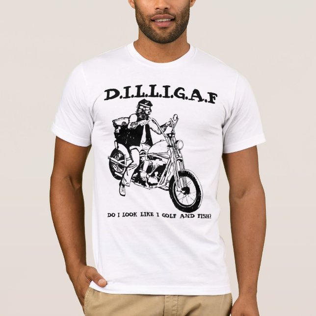 DILLIGAF Ser jag ut som om jag golfar och fiskar? Tröja (Framsida)