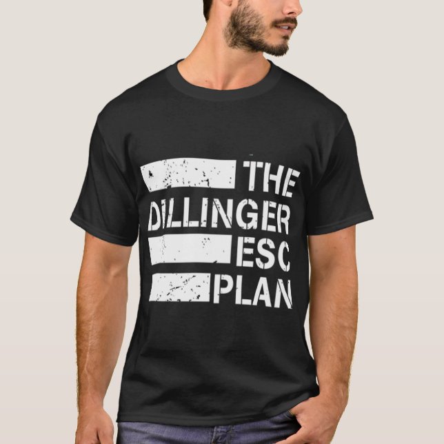 Dillinger Escape Plan-gåva T Shirt (Framsida)