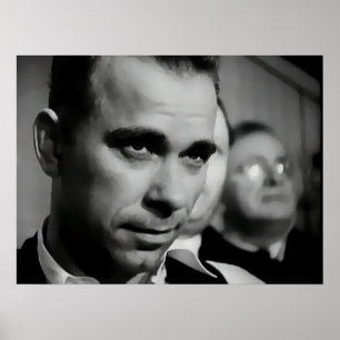 DILLINGERS ANSIKTE 1933 POSTER