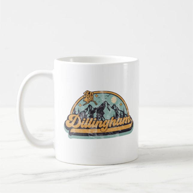 Dillingham, Alaska Kaffemugg (Vänster)