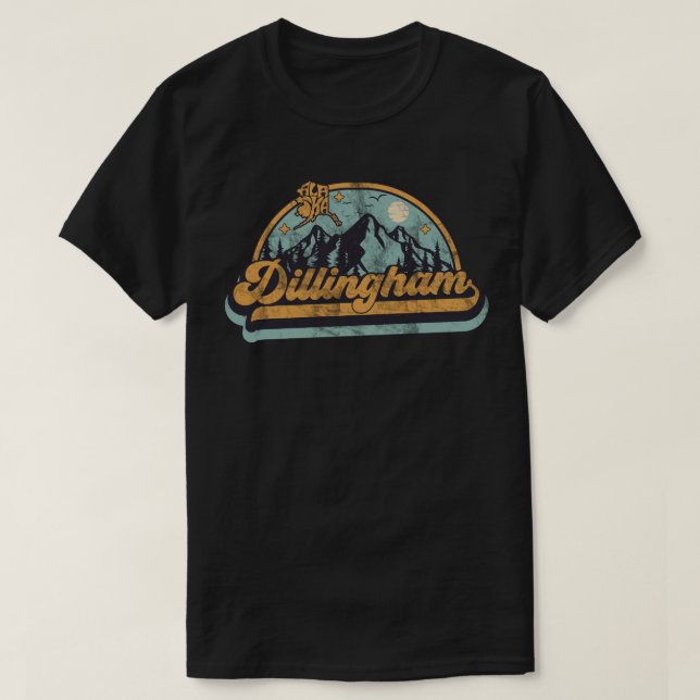 Dillingham, Alaska T Shirt (Design framsida)
