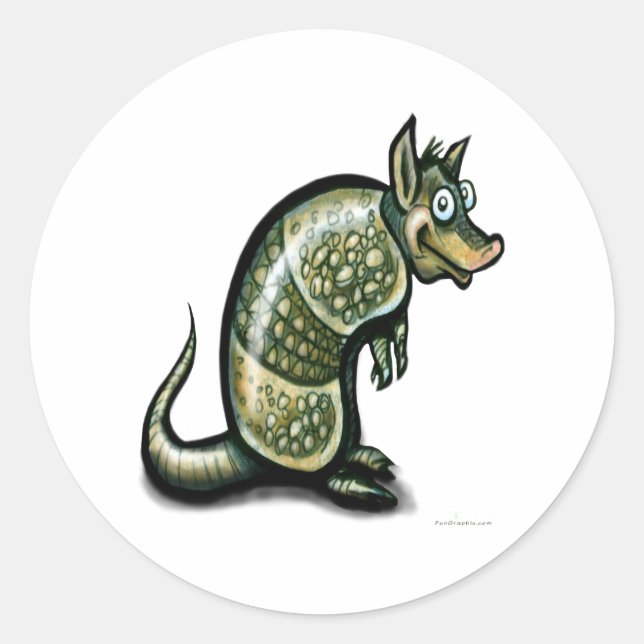 Dillo Runt Klistermärke (Framsida)