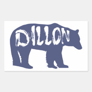 Dillon Colorado Bear Rektangulärt Klistermärke