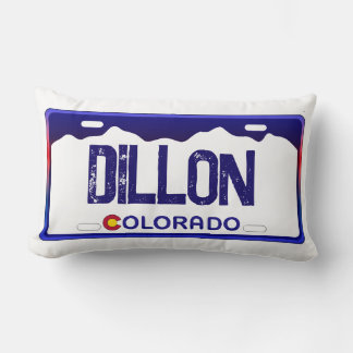Dillon Colorado Blue-skyltkudde Lumbarkudde