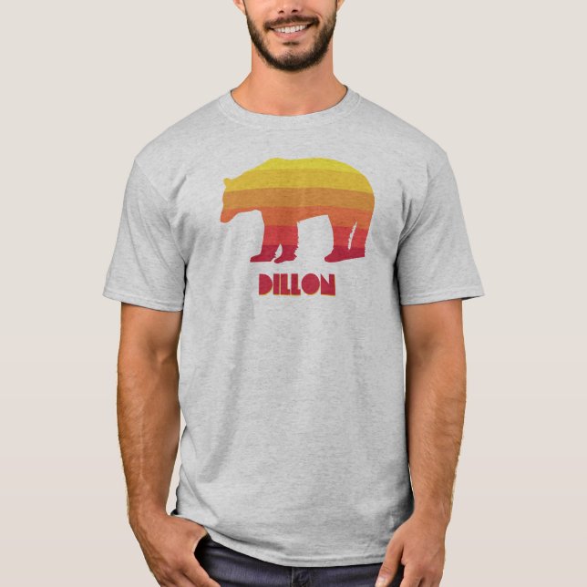 Dillon Colorado Rainbow Björn T Shirt (Framsida)