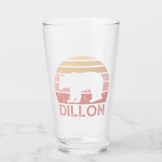 Dillon Colorado Retro Bear Glaskopp (Framsida)
