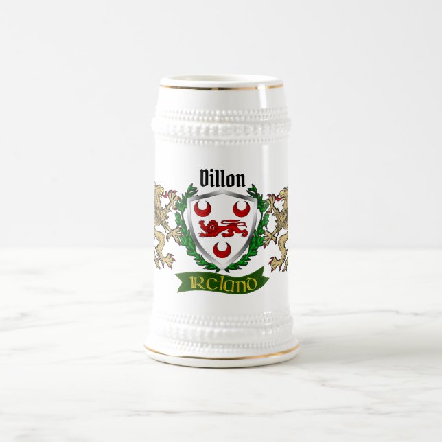 Dillon Irish Shield Personlig Beer Stein Sejdel (Center)