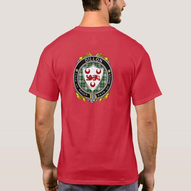 Dillon Irish Shield T-Shirt (Baksida)
