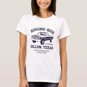 Dillon Texas Fredag Night Football Player Fläkt Ri T Shirt