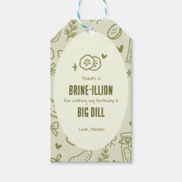 Dillpickle Tack för Gåva Favorit Tags Presentetikett
