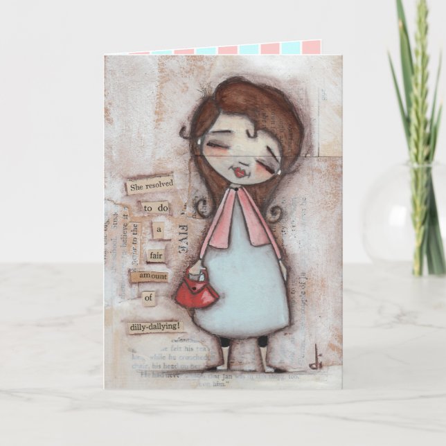 Dilly Dally - Mors dag Card Kort (Framsida)