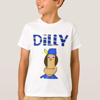 Dilly Kid's All In One T-Shirt Vit