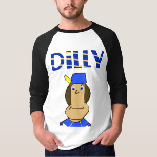 Dilly Manar appar3/4 Reglan Sleeve T-Shirt