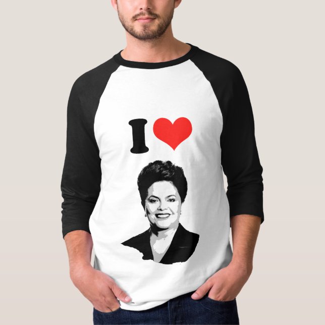 Dilma Rousseff - internationell ledare - .png T-shirt (Framsida)