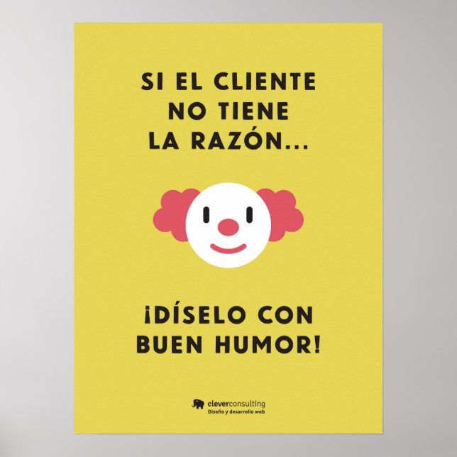 Dilo con humor con descuento poster (Framsidan)