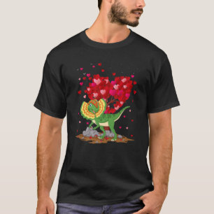 Dilofosaurus Dinosaur Älskare Dilofosaurus Valent T Shirt