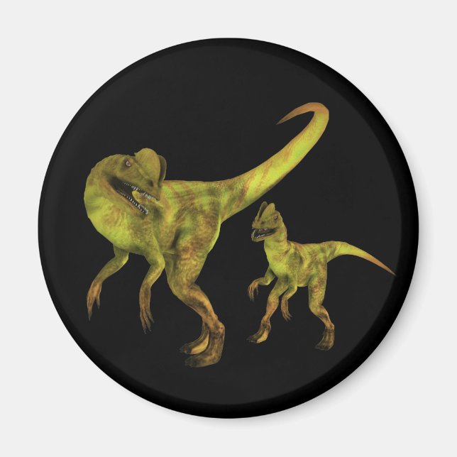 Dilofosaurus Magnet (Framsidan)