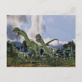 Dilofosaurus Springa Vykort