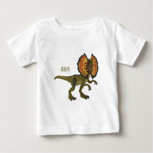 Dilofosaurus tecknad illustration t shirt