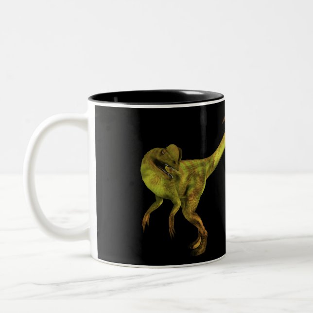 Dilofosaurus Två-Tonad Mugg (Vänster)