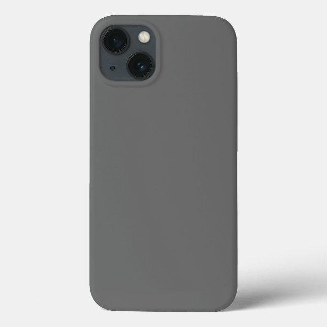 Dim Grå iPhone 13 Fodral (Baksida)