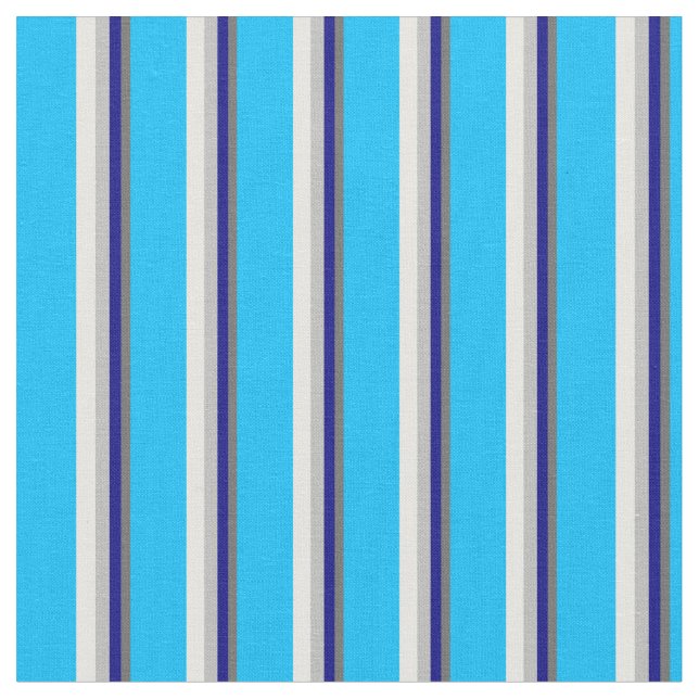 Dim Grått, Blue, Grått, Mint Cream och Deep Himlar Tyg (Närbild)