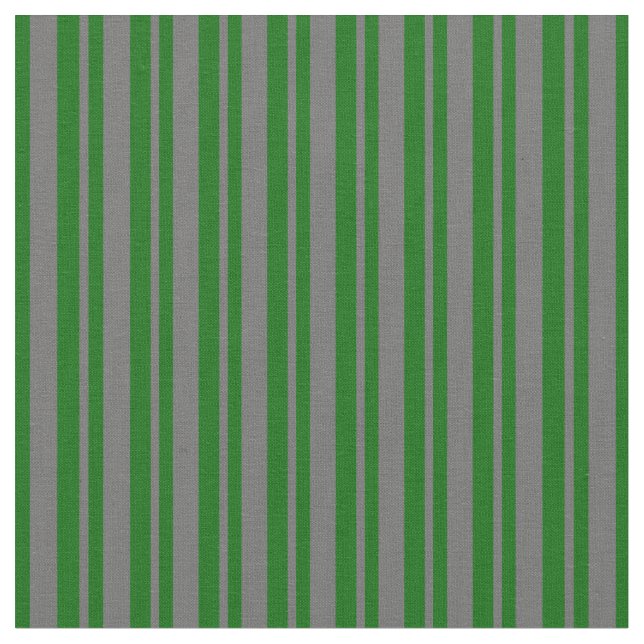 Dim Grått och Mörk grönt Färgad Mönster Tyg (Närbild)