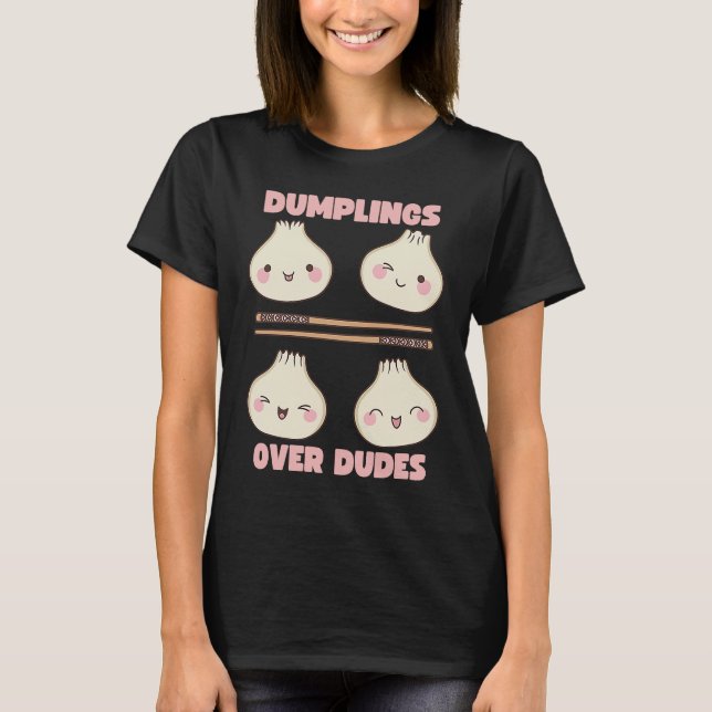 Dim Sum Dumplings Över Killar Xiaolongbao Dim Sum T Shirt (Framsida)