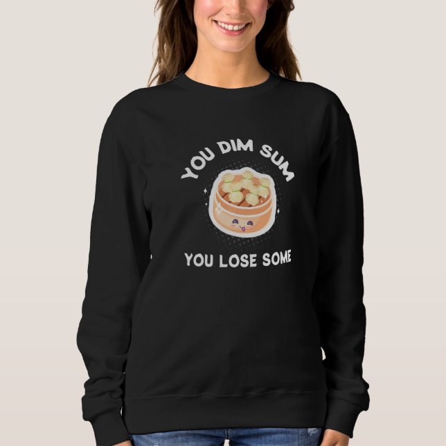 Dim Sum Funny Asian Food Pun Chinese Gris Dumpling T Shirt (Framsida)