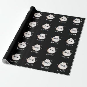Dim sum Funny Dimsum Math Pun Mörk BG Presentpapper