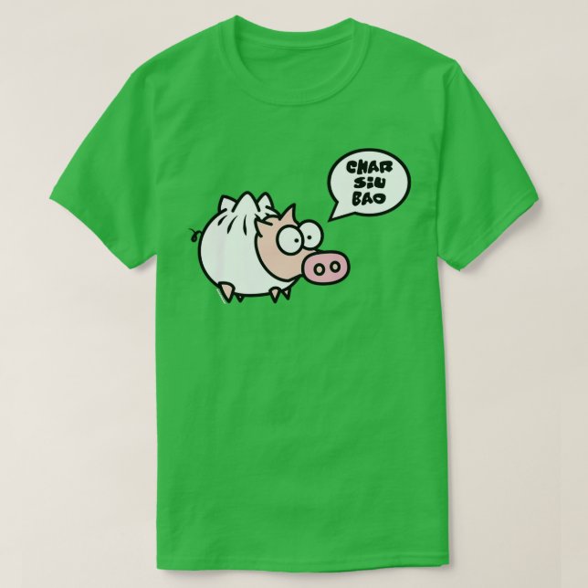 Dim Sum Gris Char Siu Bao T Shirt (Design framsida)