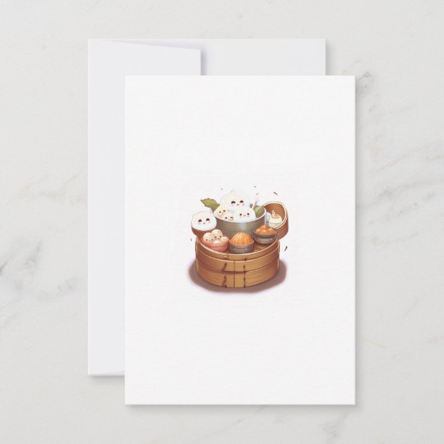 Dim sum, mattematisk tack kort (Framsida)