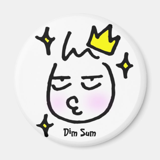 Dim Sum Princess Magnet (Framsidan)