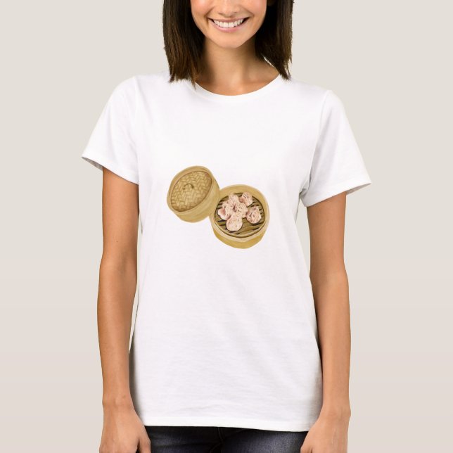 Dim Sum| Shumai| 烧 麦 T Shirt (Framsida)
