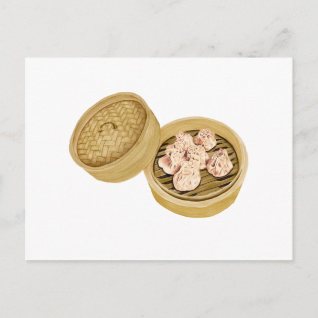 Dim Sum | Shumai | 烧 麦 Vykort (Framsida)