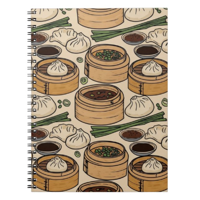 Dim Sum-tid Anteckningsbok (Framsidan)
