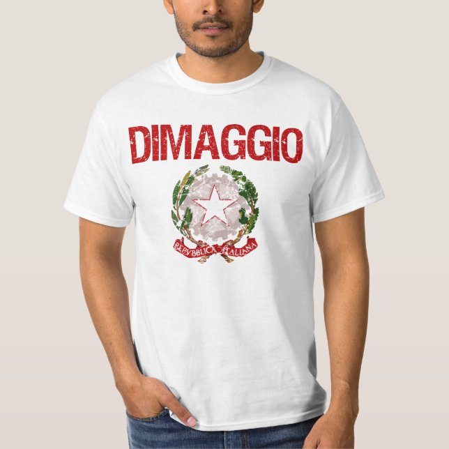 Dimaggio italienskt efternamn tee (Framsida)