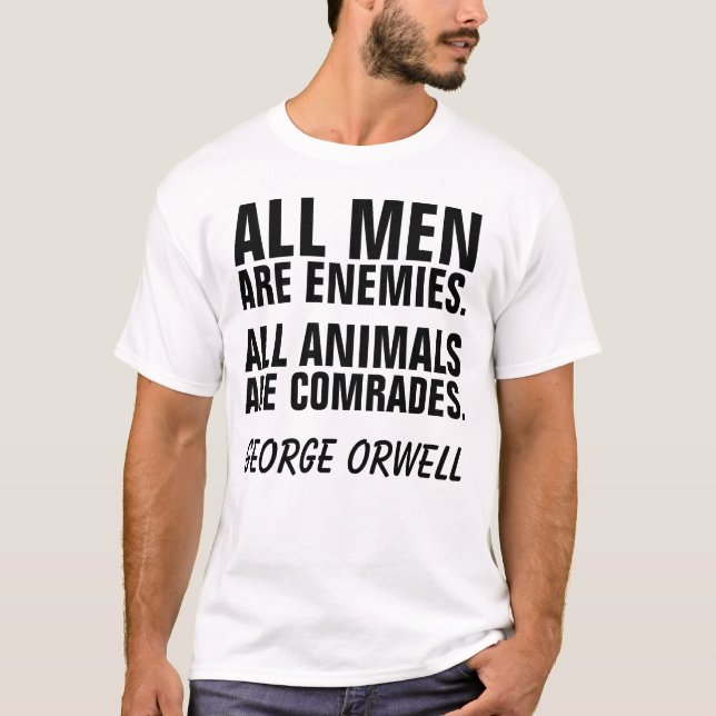 DIMAL höger Activist T T-shirts, GEORGE ORWELL Tröja (Framsida)