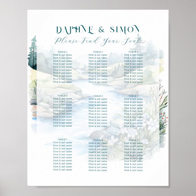 Dimbröllop Poster (Framsidan)