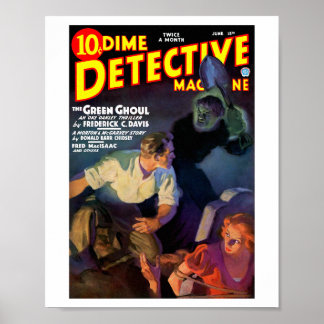 Dime Detektiv Magazine (Jun, 1935) Poster
