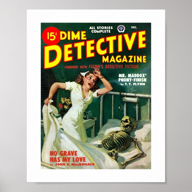 Dime Kriminalmagazin (Dec, 1948) Poster (Framsidan)