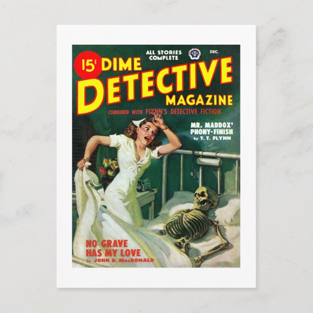 Dime Kriminalmagazin (Dec, 1948) Vykort (Framsida)