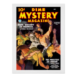 Dime Mystoppet Magazine (juli 1935) Perfect Poster