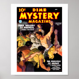Dime Mystoppet Magazine (juli 1935) Poster