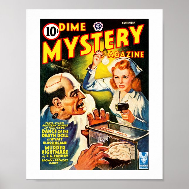 Dime Mystopptidning (Sep, 1942) Poster (Framsidan)