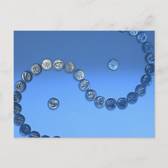 Dime skulpture vykort (Framsida)