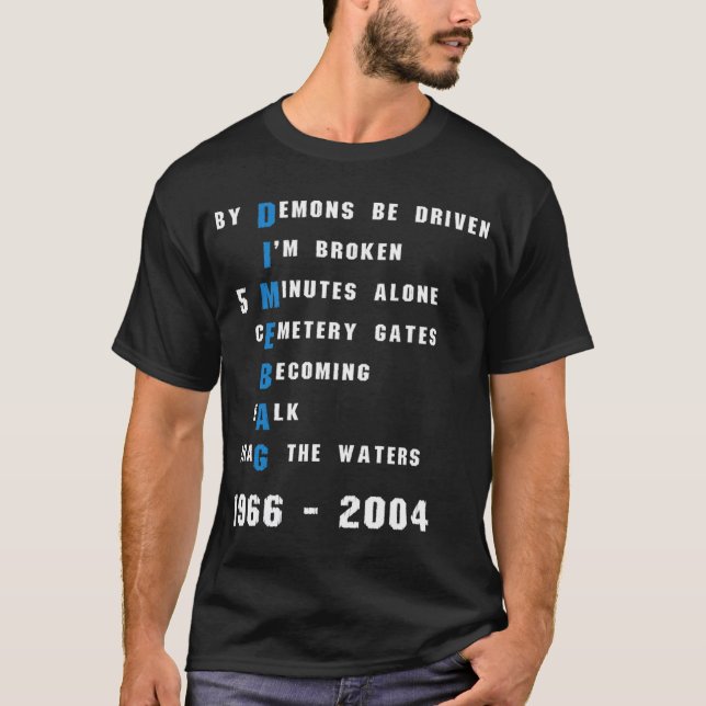 Dimebag RIP T Shirt (Framsida)