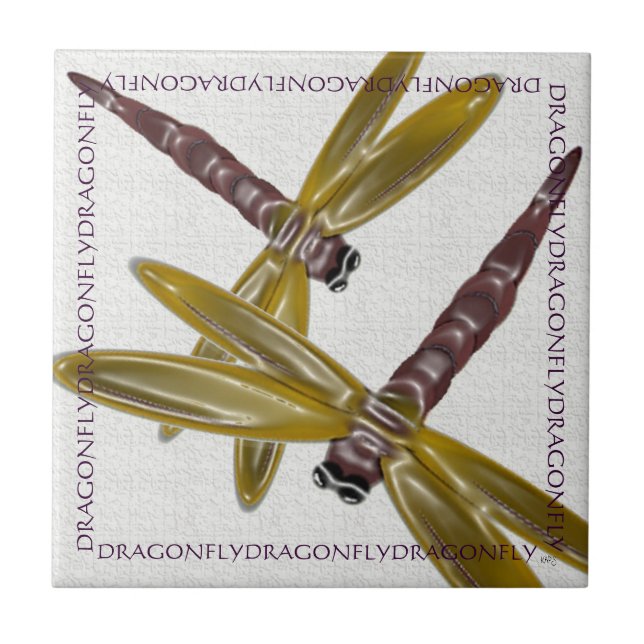Dimensional Dragonflies Kakelplatta (Framsidan)