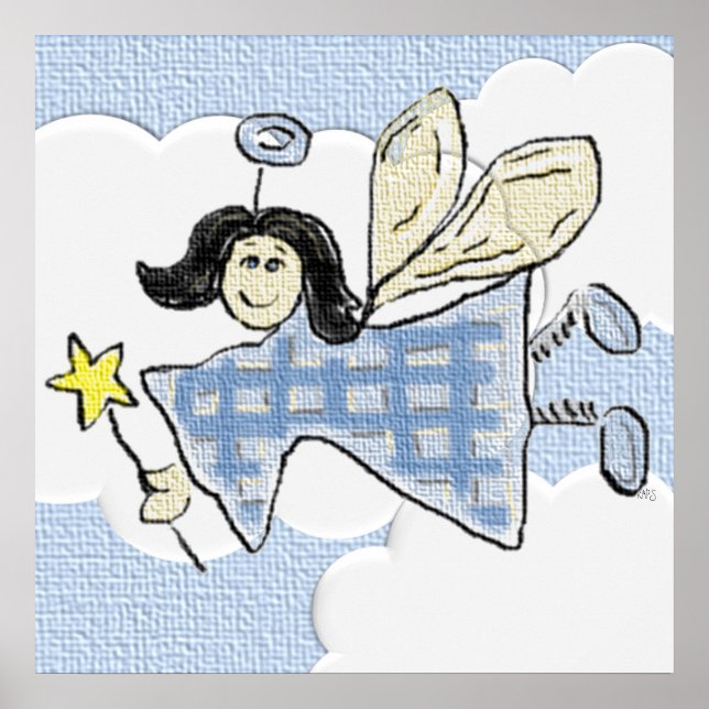 Dimensional Fairy in the Clouds Poster (Framsidan)