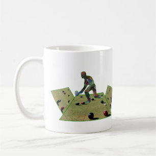 Dimensional Gräsmatta Bowlers design. Kaffemugg